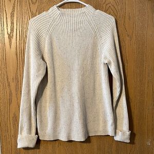 Women’s Speckled Mock Neck Knit Sweater